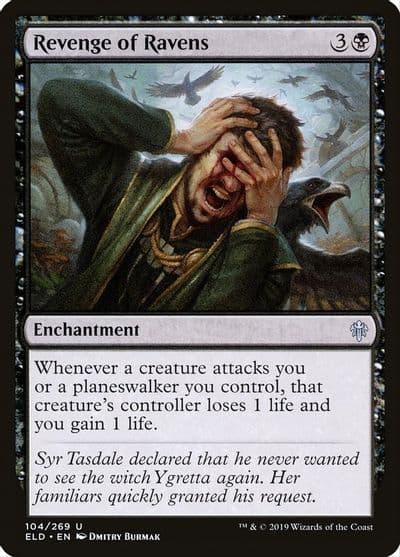 Revenge of Ravens Throne of Eldraine Magic card