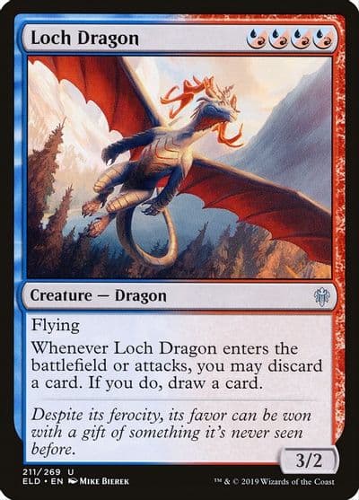 Loch Dragon Throne of Eldraine Magic card