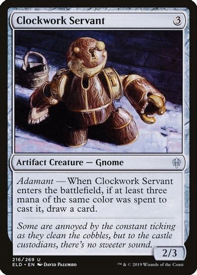 Clockwork Servant Throne of Eldraine Magic card