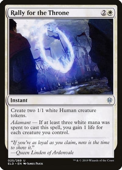 Rally for the Throne Throne of Eldraine Magic card