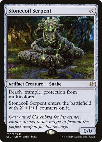 Stonecoil Serpent Throne of Eldraine Magic card