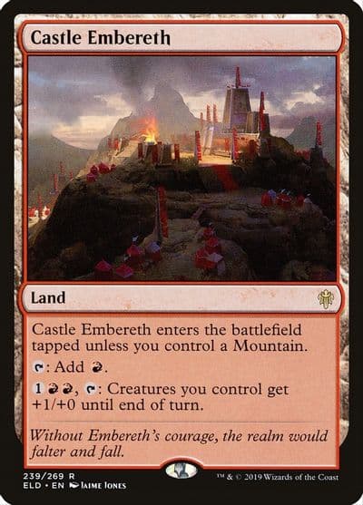 Castle Embereth Throne of Eldraine Magic card