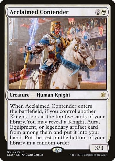 Acclaimed Contender Throne of Eldraine Magic card