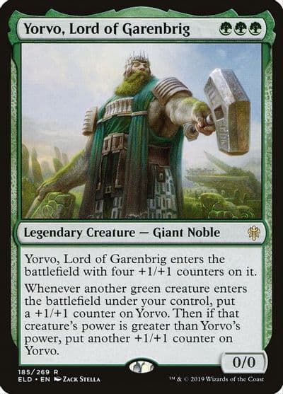 Yorvo Lord of Garenbrig Throne of Eldraine Magic card