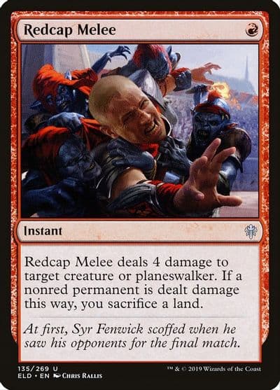Redcap Melee Throne of Eldraine Magic card