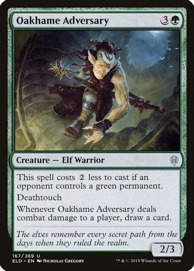 Oakhame Adversary Throne of Eldraine Magic card