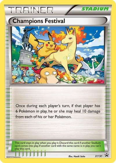 Champions Festival (2015) XY Promos Pokemon card