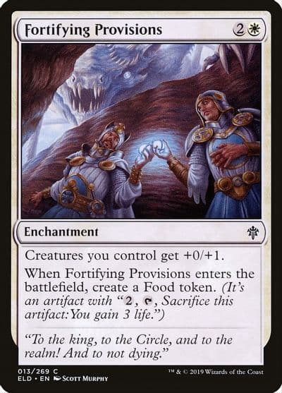 Fortifying Provisions Throne of Eldraine Magic card