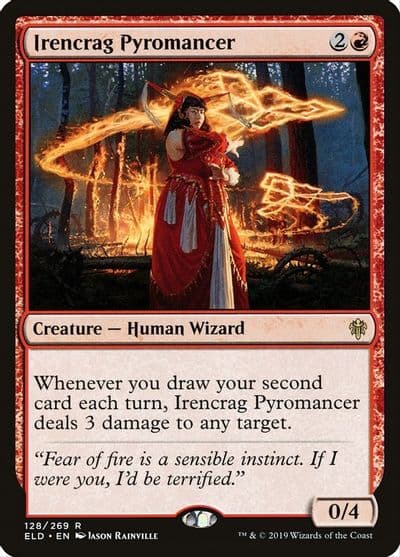 Irencrag Pyromancer Throne of Eldraine Magic card