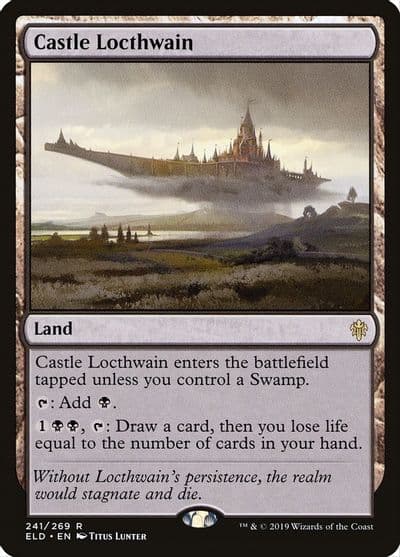 Castle Locthwain Throne of Eldraine Magic card