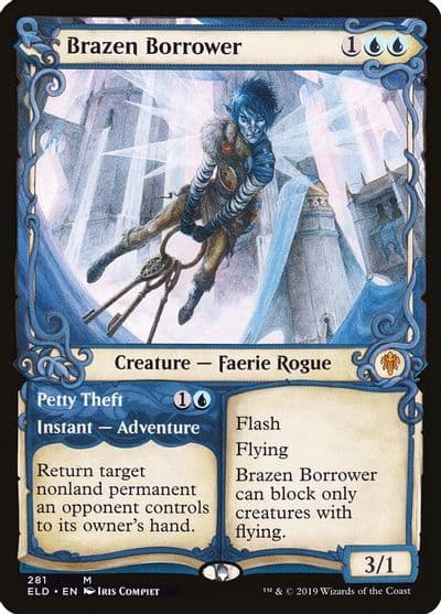 Brazen Borrower Showcase Throne of Eldraine Magic card