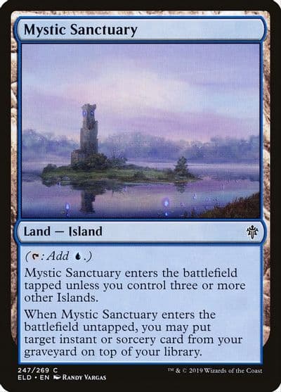 Mystic Sanctuary Throne of Eldraine Magic card