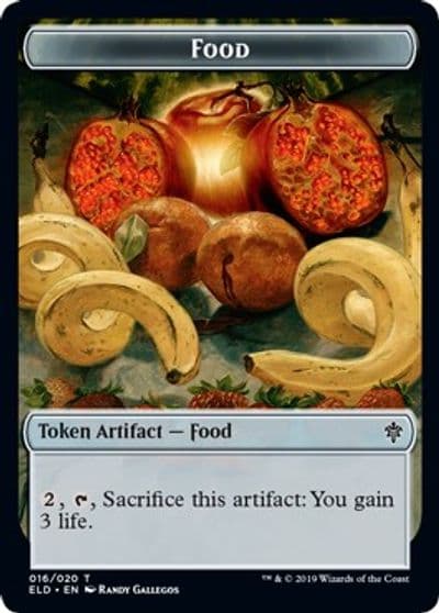 Food Token 016 Throne of Eldraine Magic card