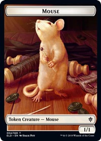 Mouse Token Throne of Eldraine Magic card
