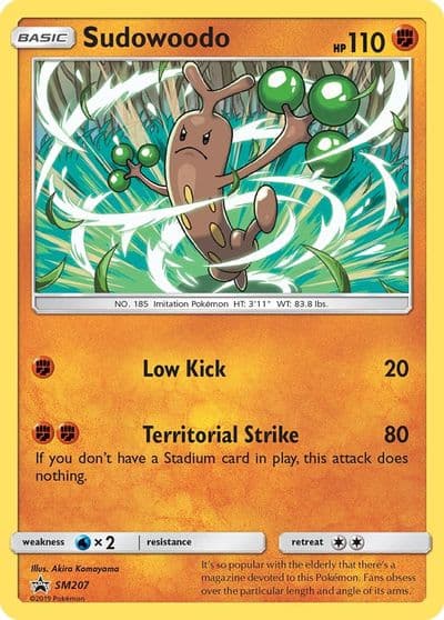 Sudowoodo - SM207 SM Promos Pokemon card