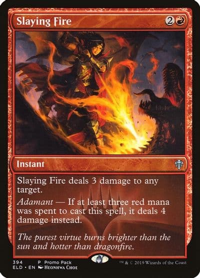 Slaying Fire Promo Pack: Throne of Eldraine Magic card