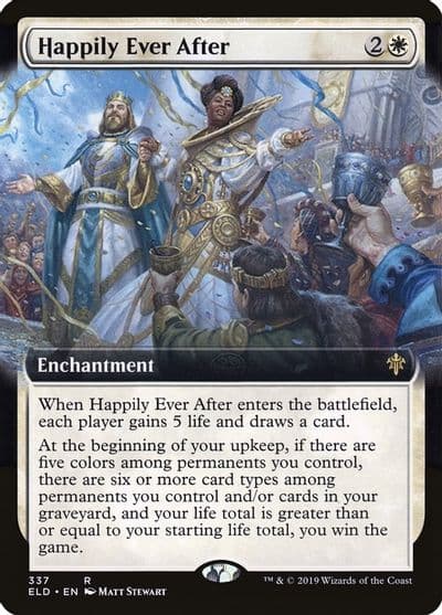 Happily Ever After Extended Art Throne of Eldraine Magic card