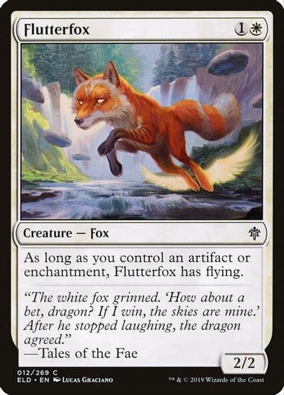 Flutterfox Throne of Eldraine Magic card