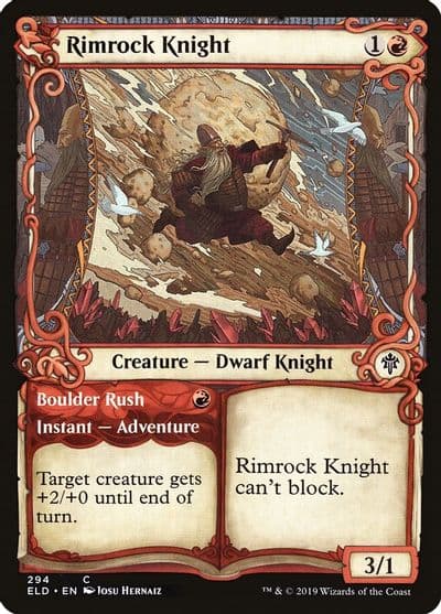 Rimrock Knight Showcase Throne of Eldraine Magic card