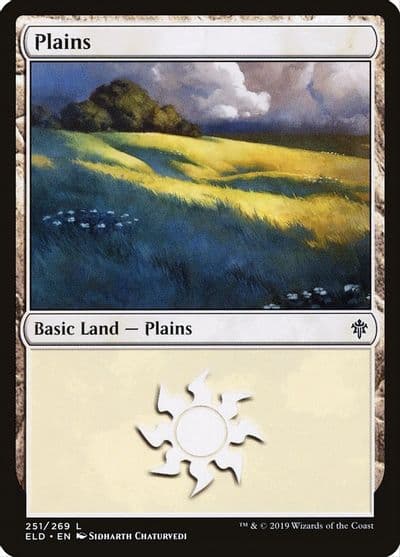 Plains 251 Throne of Eldraine Magic card