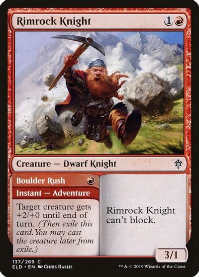 Rimrock Knight Throne of Eldraine Magic card