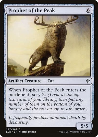 Prophet of the Peak Throne of Eldraine Magic card