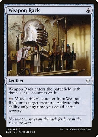 Weapon Rack Throne of Eldraine Magic card