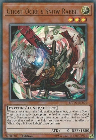 Ghost Ogre and Snow Rabbit Duel Devastator Yu-Gi-Oh! card
