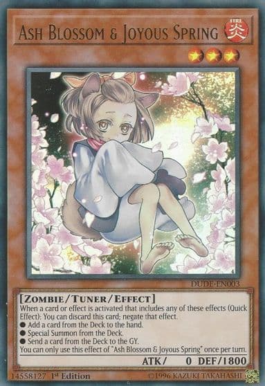 Ash Blossom and Joyous Spring Duel Devastator Yu-Gi-Oh! card