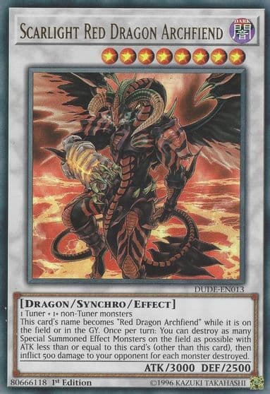 Scarlight Red Dragon Archfiend Duel Devastator Yu-Gi-Oh! card