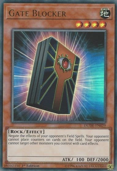 Gate Blocker Duel Devastator Yu-Gi-Oh! card