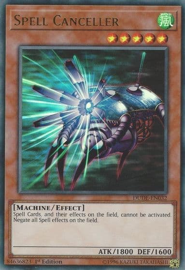 Spell Canceller Duel Devastator Yu-Gi-Oh! card