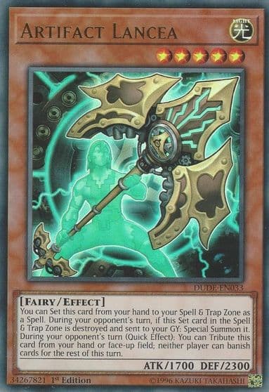 Artifact Lancea Duel Devastator Yu-Gi-Oh! card