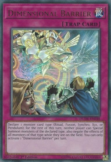 Dimensional Barrier Duel Devastator Yu-Gi-Oh! card