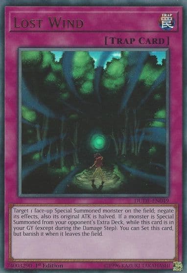 Lost Wind Duel Devastator Yu-Gi-Oh! card