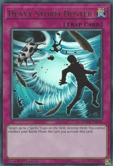 Heavy Storm Duster Duel Devastator Yu-Gi-Oh! card