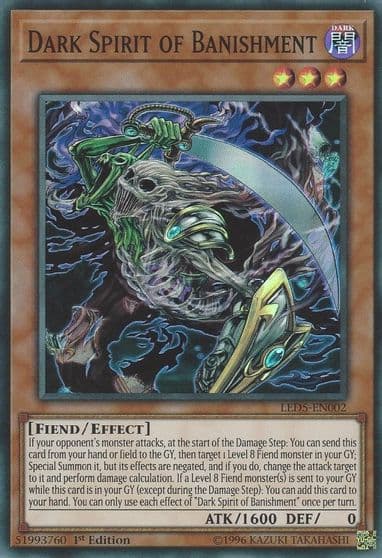 Dark Spirit of Banishment Legendary Duelists: Immortal Destiny Yu-Gi-Oh! card