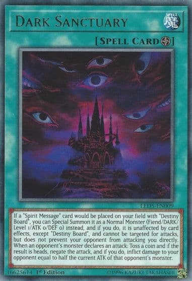Dark Sanctuary Legendary Duelists: Immortal Destiny Yu-Gi-Oh! card