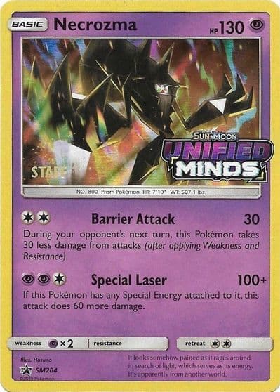 Necrozma - SM204 (Prerelease) [Staff] SM Promos Pokemon card