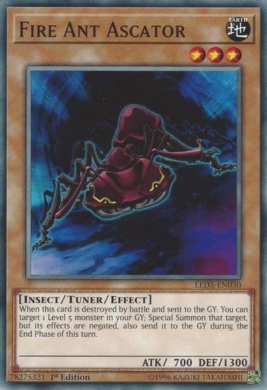 Fire Ant Ascator Legendary Duelists: Immortal Destiny Yu-Gi-Oh! card