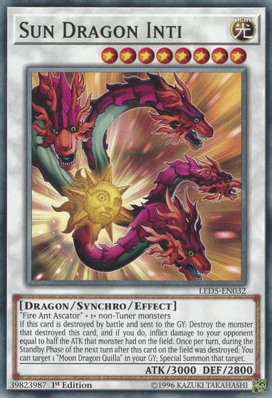 Sun Dragon Inti Legendary Duelists: Immortal Destiny Yu-Gi-Oh! card