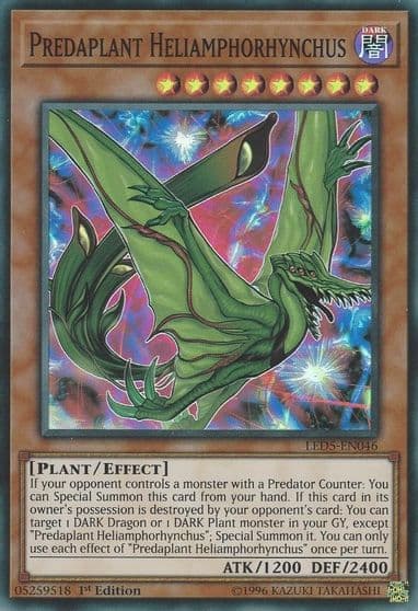 Predaplant Heliamphorhynchus Legendary Duelists: Immortal Destiny Yu-Gi-Oh! card