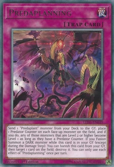 Predaplanning Legendary Duelists: Immortal Destiny Yu-Gi-Oh! card