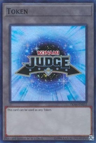 Official Judge Token TKN4 EN032 Judge Promotional Cards Yu-Gi-Oh! card