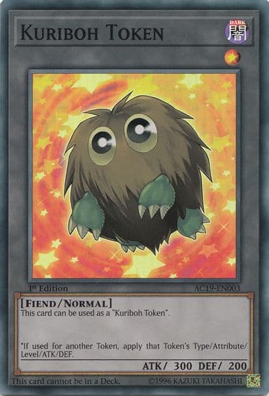Token Kuriboh Advent Calendar 2019 Yu-Gi-Oh! card