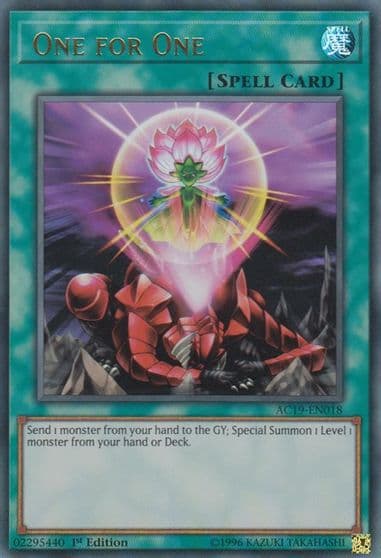 One for One Advent Calendar 2019 Yu-Gi-Oh! card
