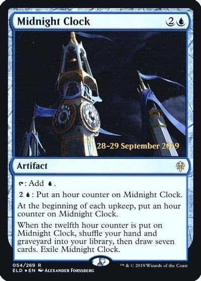 Midnight Clock Prerelease Cards Magic card
