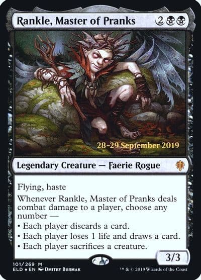 Rankle Master of Pranks Prerelease Cards Magic card