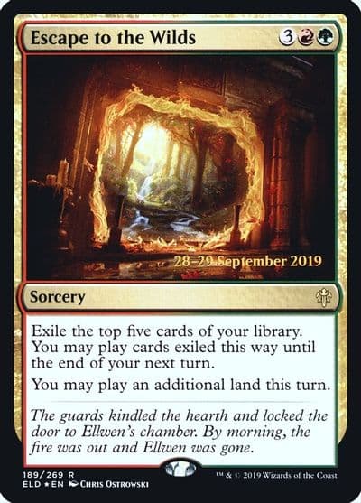 Escape to the Wilds Prerelease Cards Magic card