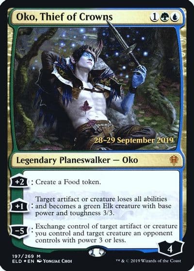 Oko Thief of Crowns Prerelease Cards Magic card